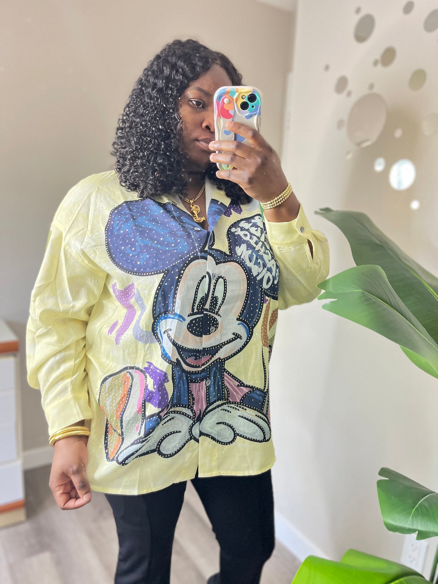 Mickey long sleeve shirt