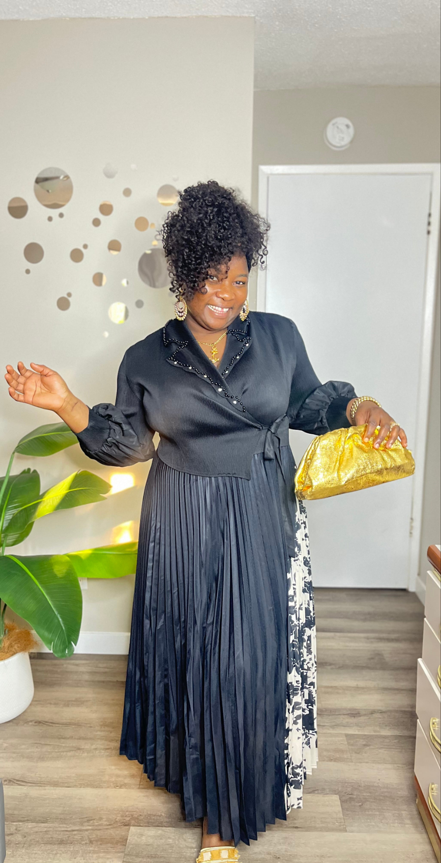 Miyaki inspired dress