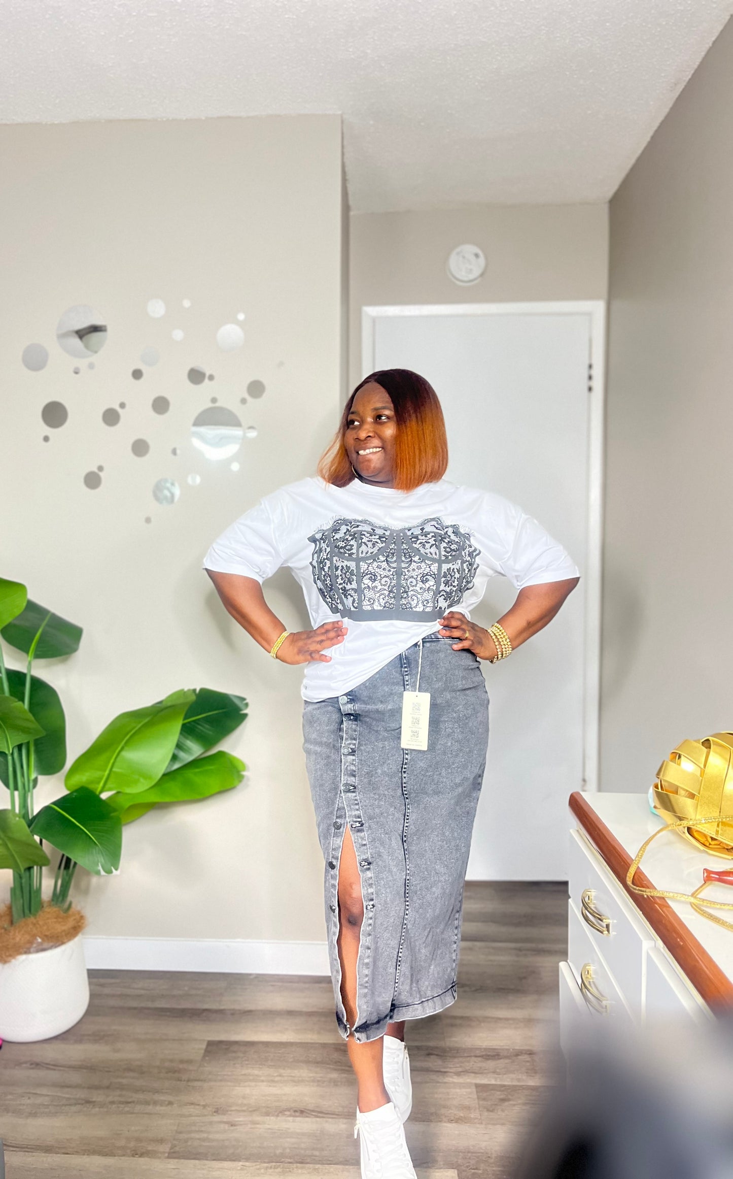 Bralette illusion top