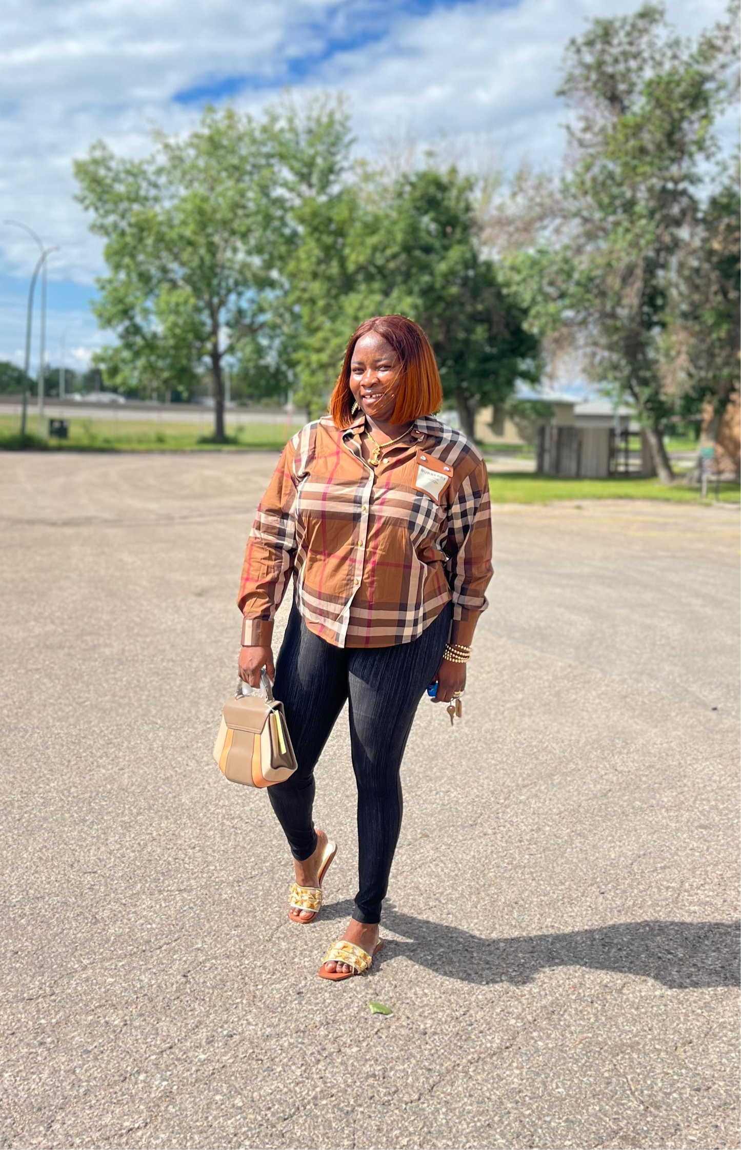 Checkered BBerry shirt