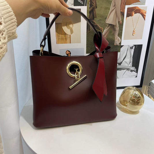 Buckle detail handbag