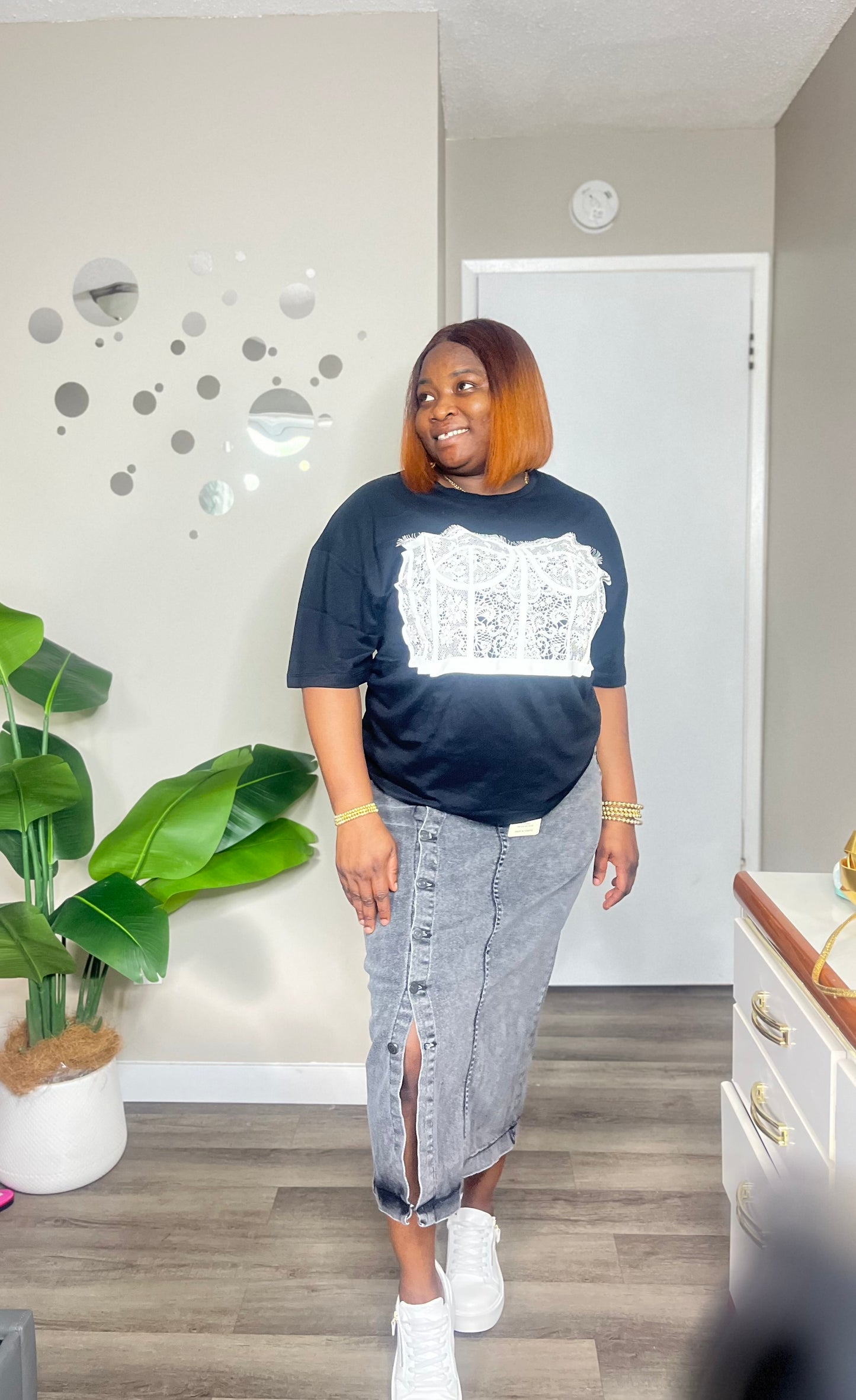 Bralette illusion top