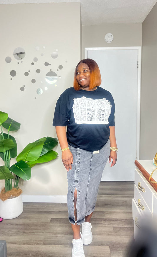 Bralette illusion top