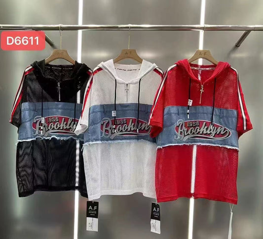 Hoodie net top