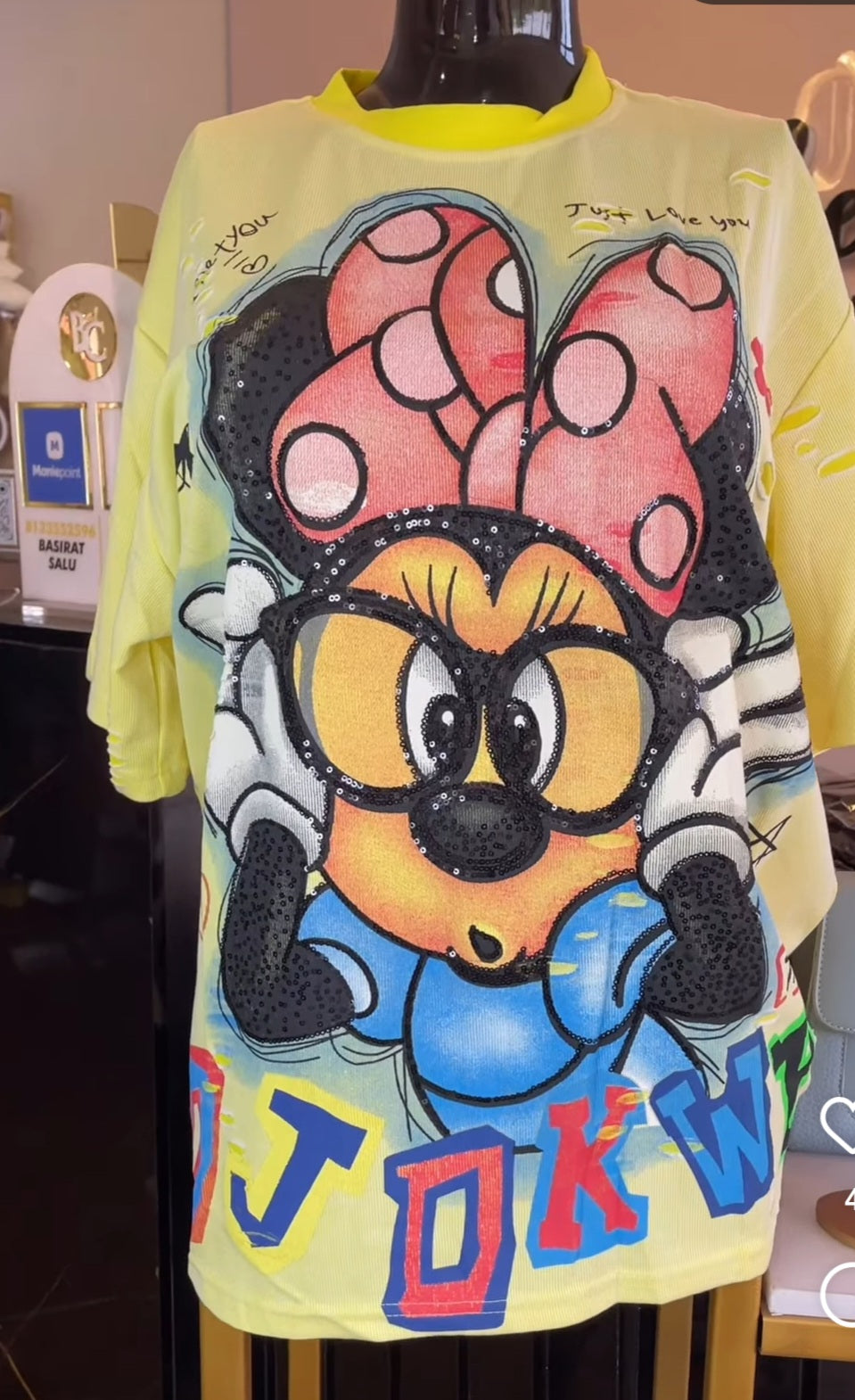 Minnie mouse pretty tshirt